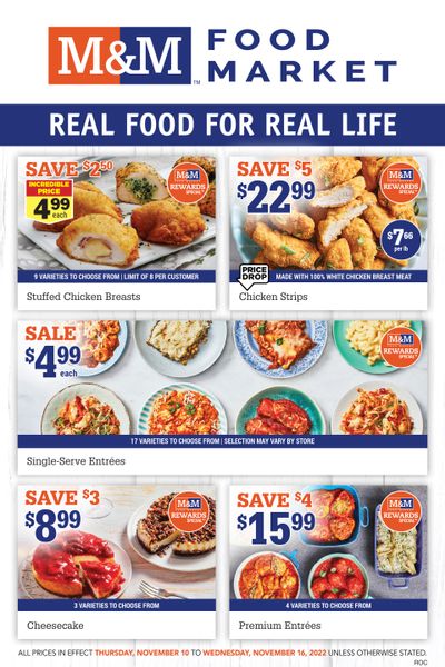 M&M Food Market (Atlantic & West) Flyer November 10 to 16