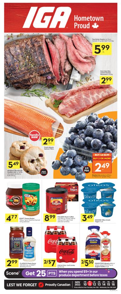 IGA (West) Flyer November 10 to 16