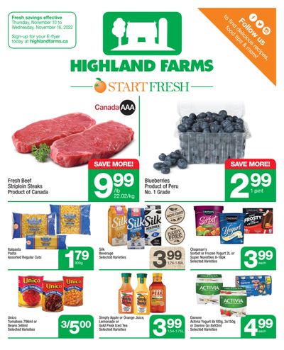 Highland Farms Flyer November 10 to 16