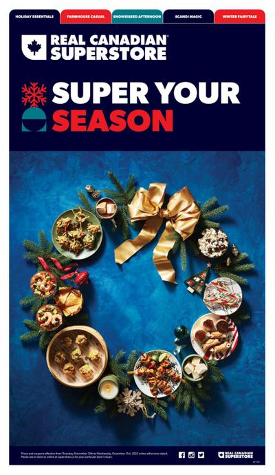Real Canadian Superstore Super Your Season Flyer November 10 to December 21 