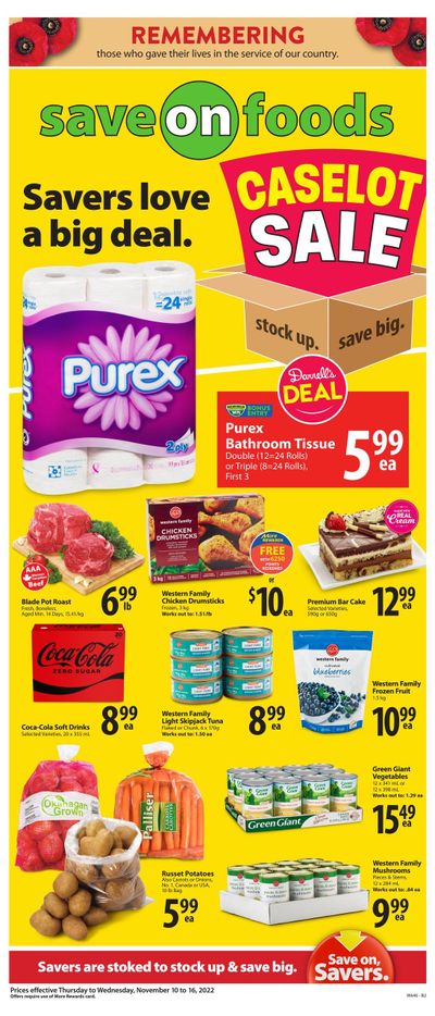 Save on Foods (AB) Flyer November 10 to 16