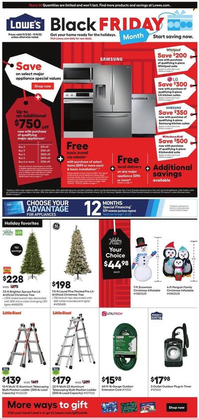 Lowe's Weekly Ad Flyer Specials November 3 to November 9, 2022