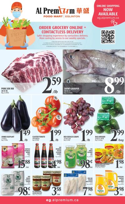 Al Premium Food Mart (Eglinton Ave.) Flyer November 10 to 16