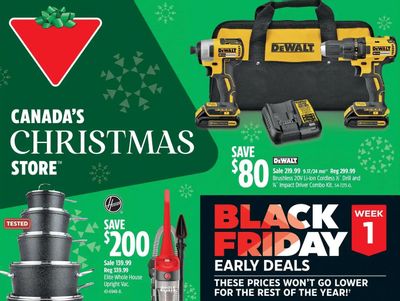 Canadian Tire Early Black Friday Flyer Sale Deals 2022