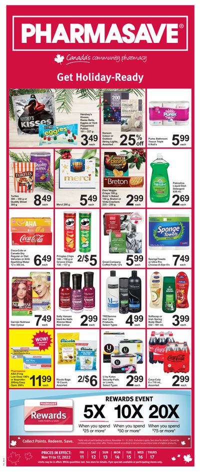 Pharmasave (West) Flyer November 11 to 17