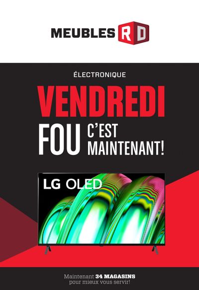 Meubles RD Electronics Flyer November 4 to 17