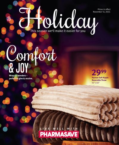 Pharmasave (ON) Holiday Flyer November 12 to December 24
