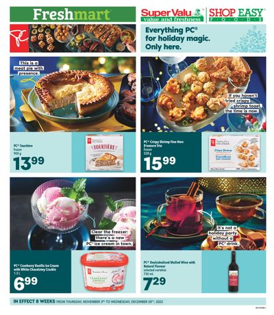 Shop Easy & SuperValu Everything PC For Holiday Magic Flyer November 3 to December 28