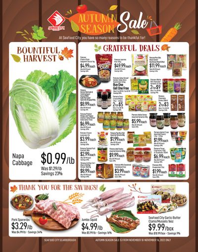 Seafood City Supermarket (ON) Flyer November 10 to 16