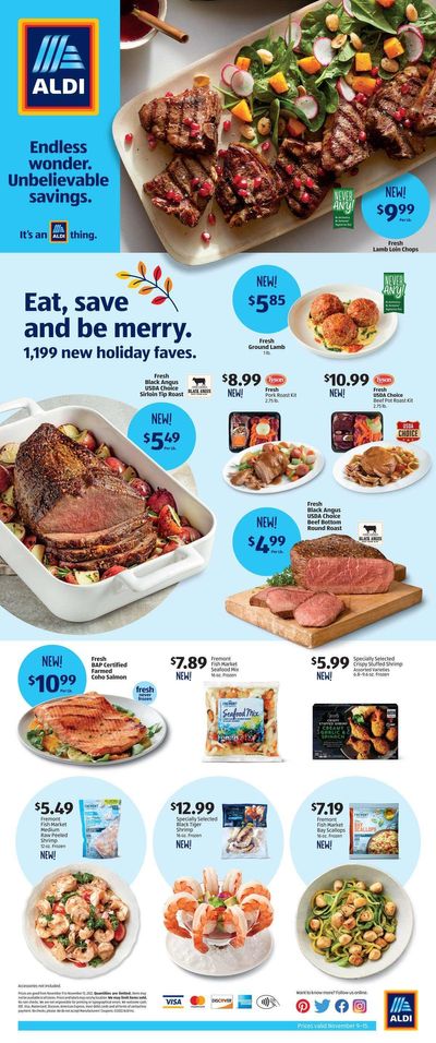 ALDI Weekly Ad Flyer Specials November 9 to November 15, 2022