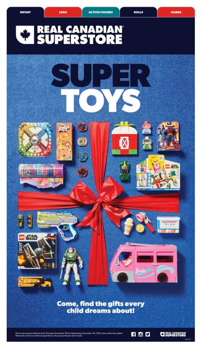 Real Canadian Superstore Super Toys Flyer November 10 to December 7