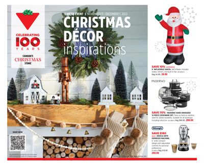 Canadian Tire Christmas Decor Flyer November 11 to December 1