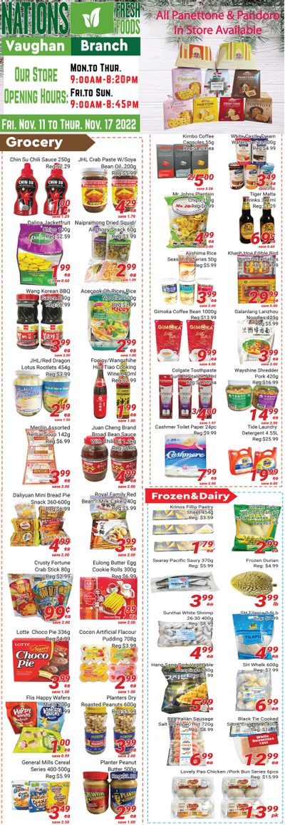 Nations Fresh Foods (Vaughan) Flyer November 11 to 17