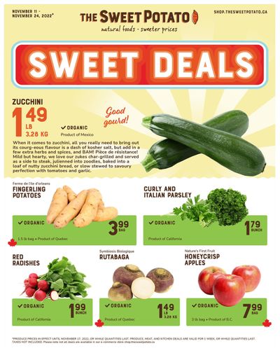 The Sweet Potato Flyer November 11 to 24