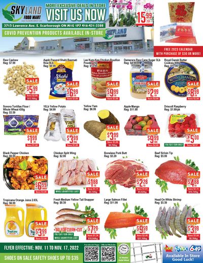 Skyland Food Mart Flyer November 11 to 17