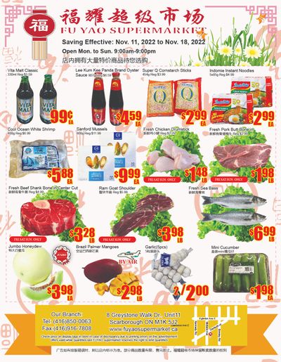 Fu Yao Supermarket Flyer November 11 to 17