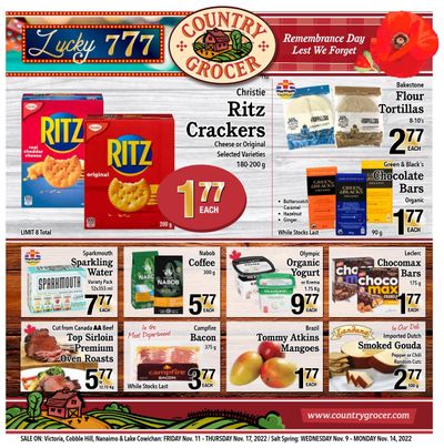 Country Grocer Flyer November 11 to 17