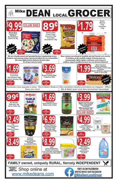 Mike Dean Local Grocer Flyer November 11 to 17
