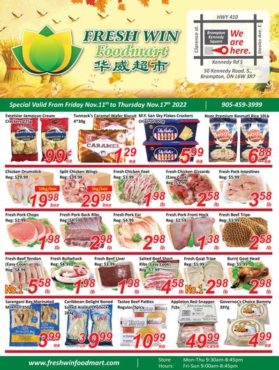 Fresh Win Foodmart Flyer November 11 to 17