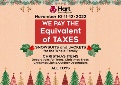 Hart Stores Flyer November 10 to 12