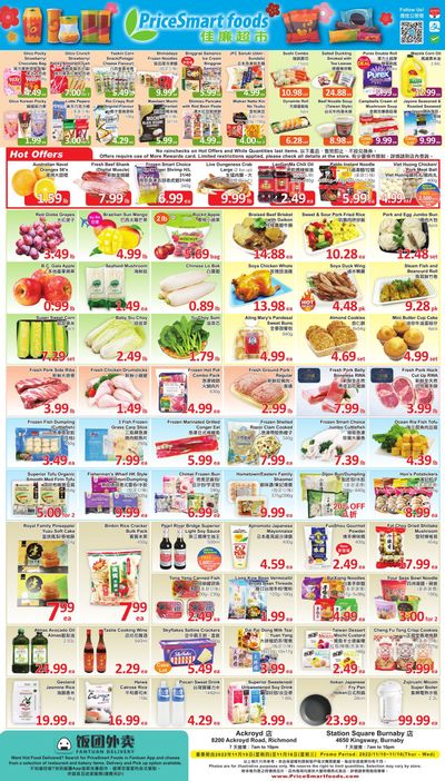 PriceSmart Foods Flyer November 10 to 16