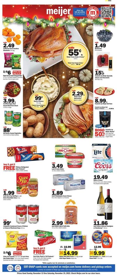 Meijer (MI) Weekly Ad Flyer Specials November 13 to November 19, 2022