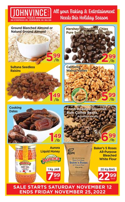 Johnvince Foods Flyer November 12 to 25