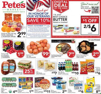 Pete's Fresh Market (IL) Weekly Ad Flyer Specials November 9 to November 15, 2022