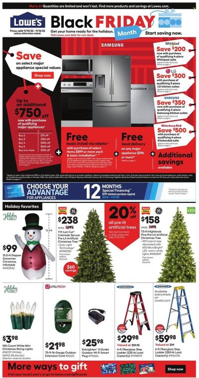 Lowe's Weekly Ad Flyer Specials November 10 to November 16, 2022