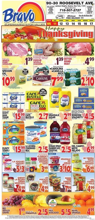 Bravo Supermarkets (CT, FL, MA, NJ, NY, PA) Weekly Ad Flyer Specials November 11 to November 17, 2022