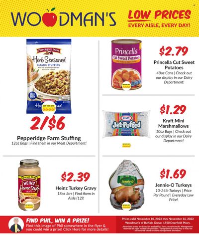 Woodman's Markets (IL, WI) Weekly Ad Flyer Specials November 10 to November 16, 2022
