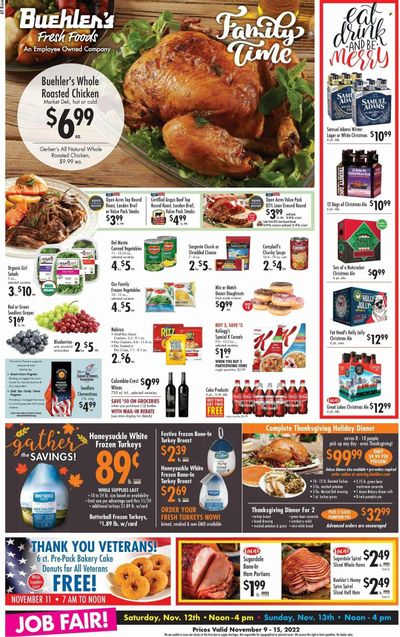 Buehler's (OH) Weekly Ad Flyer Specials November 9 to November 15, 2022