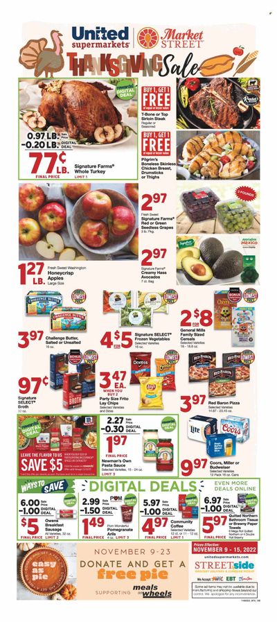 United Supermarkets (TX) Weekly Ad Flyer Specials November 9 to November 15, 2022