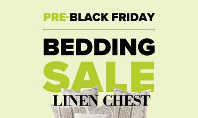 Linen Chest Canada Pre Black Friday Sale Deals 2022