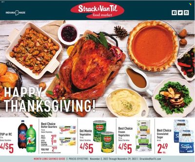 Strack & Van Til Weekly Ad Flyer Specials November 2 to November 29, 2022