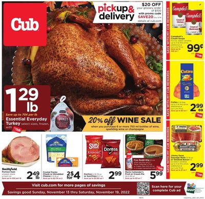 Cub Foods (MN) Weekly Ad Flyer Specials November 13 to November 19, 2022