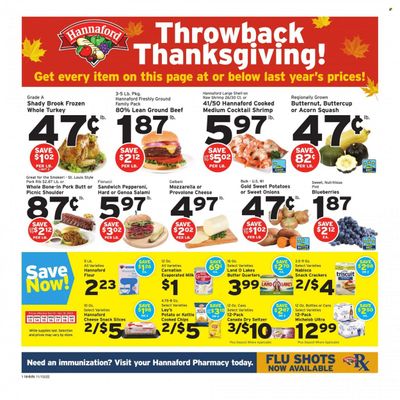 Hannaford (NH) Weekly Ad Flyer Specials November 13 to November 19, 2022