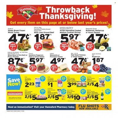 Hannaford (MA) Weekly Ad Flyer Specials November 13 to November 19, 2022