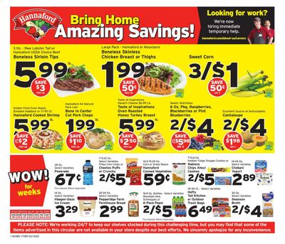 Hannaford Weekly Ad & Flyer April 19 to 25