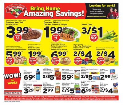 Hannaford Weekly Ad & Flyer April 19 to 25