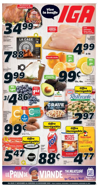 IGA (QC) Flyer November 17 to 23