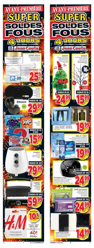 Jean Coutu (QC) Flyer November 17 to 23