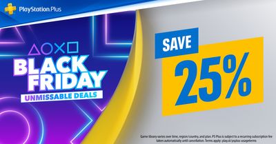 PlayStation Plus Canada Black Friday Deal Sales 2022