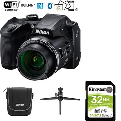 Nikon Coolpix B500 Digital Camera^ (Reconditioned) plus Travel Bag, Mini Tripod and 32GB SD Card on Sale for $198.00 (Save $187.00) at Visions Electronics Canada
