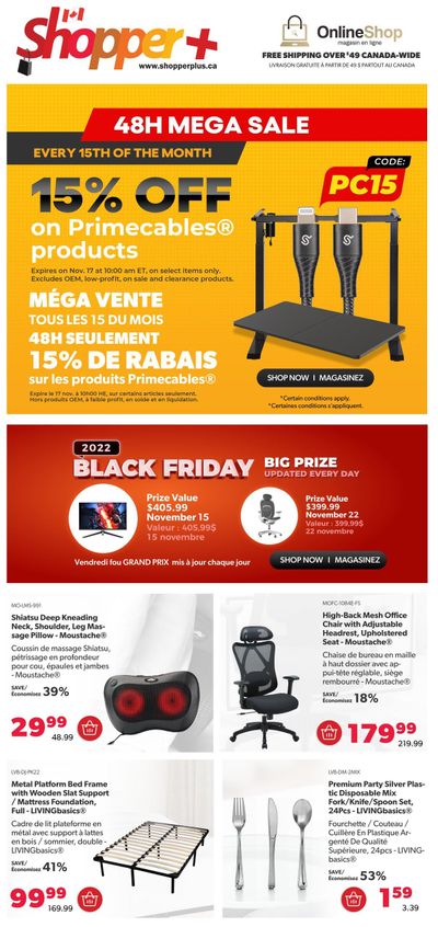 Shopper Plus Flyer November 15 to 22
