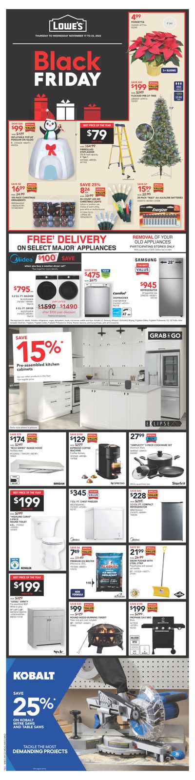 Lowe's (ON) Flyer November 17 to 23
