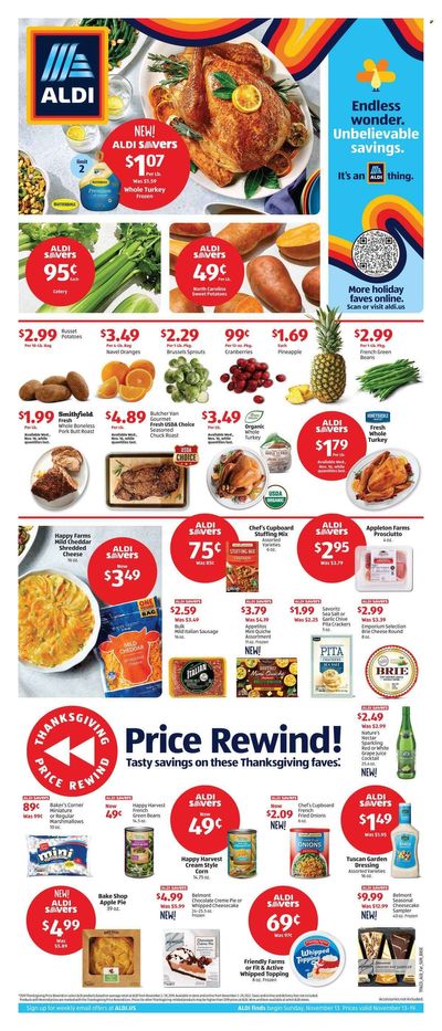 ALDI (MI, MN, NJ, NY, PA, VT) Weekly Ad Flyer Specials November 13 to November 19, 2022