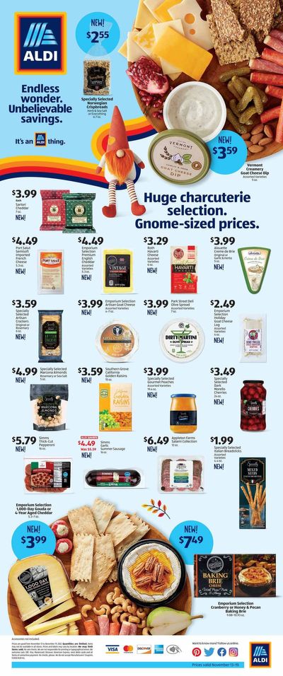 ALDI (MI, MN, NJ, NY, PA, VT) Weekly Ad Flyer Specials November 13 to November 19, 2022