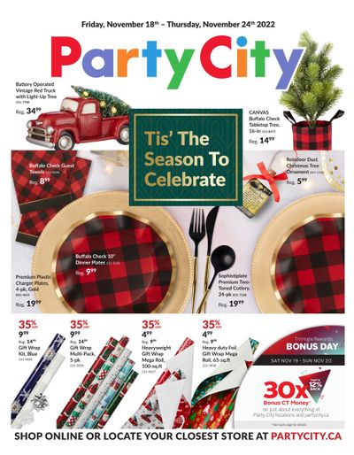 Party City Flyer November 18 to 24