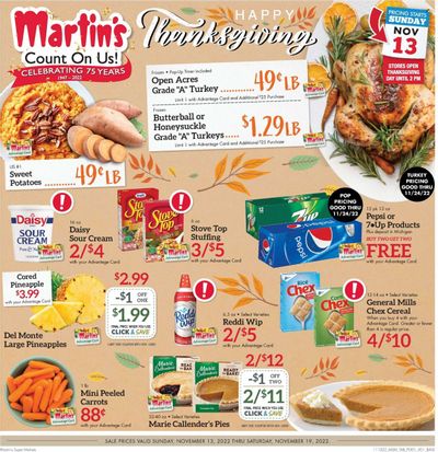 Martin’s (IN, MI) Weekly Ad Flyer Specials November 13 to November 19, 2022